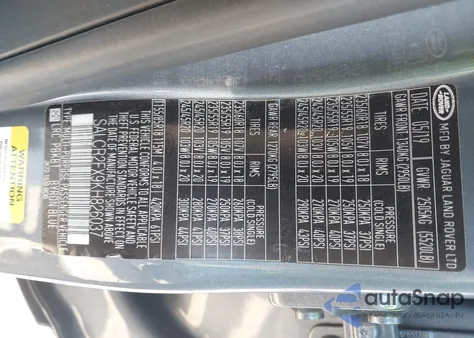 2019 Land Rover Discovery Sport Hse/Landmark Edition from USA, damaged, VIN SALCR2FX9KH826037